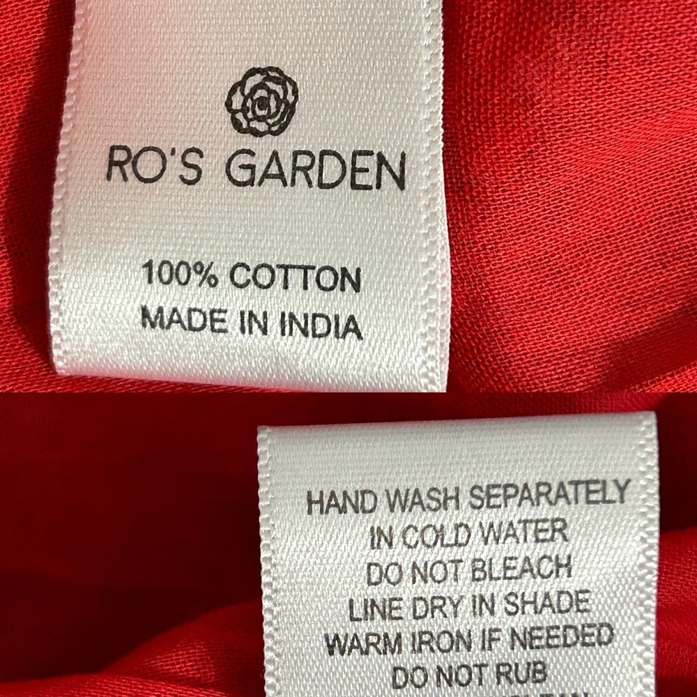 Ro's Garden Dress Mini‎ Multicolor Cotton Size M - Picture 15 of 15